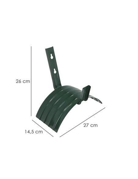 Soporte Manguera Pared Metal 35,5