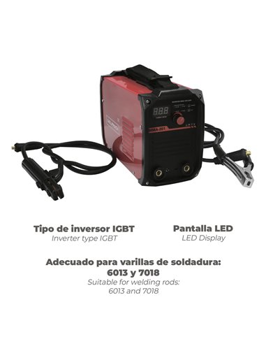 Soldadura Inverter Wolfpack 10-200 A