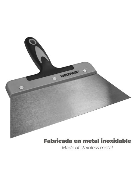 Espatula Acero 250 mm. Mango TPR