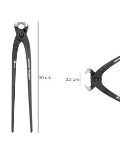 Tenazas Rusas Plus DIN/ISO 9242 Negra   12" 2