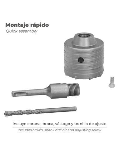 Corona SDS Muros 75 mm.