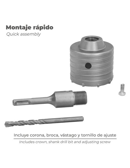 Corona SDS Muros 75 mm.