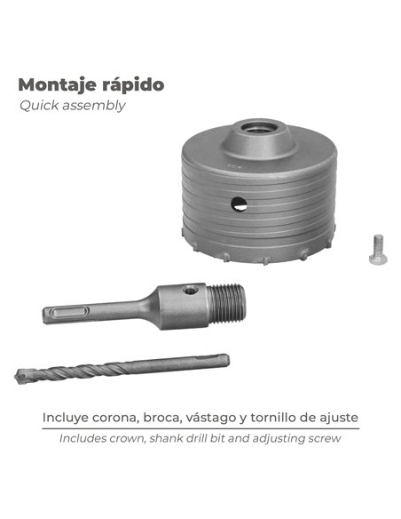 Corona SDS Muros 100 mm.