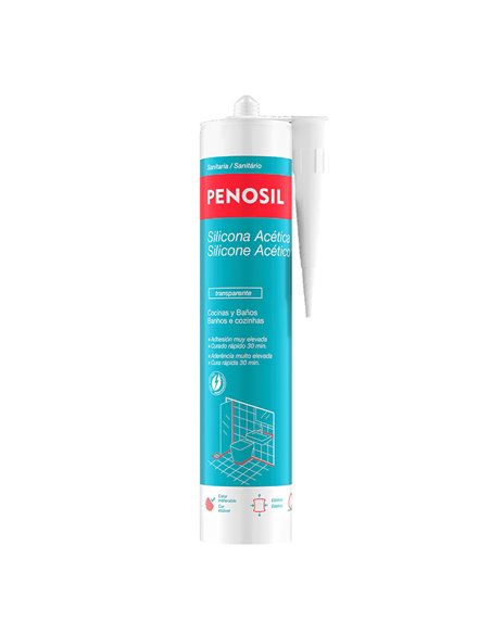 Silicona Acida Transparente Cocina y Baño 280 ml.
