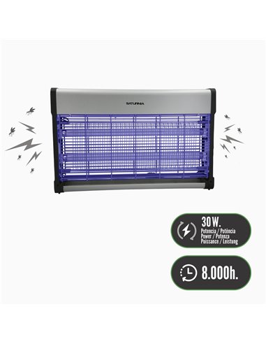 Exterminador De Insectos 30 W.