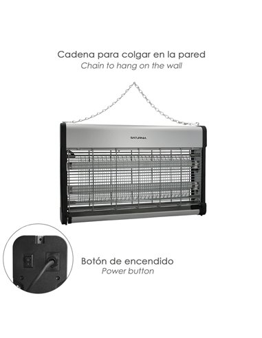 Exterminador De Insectos 30 W.