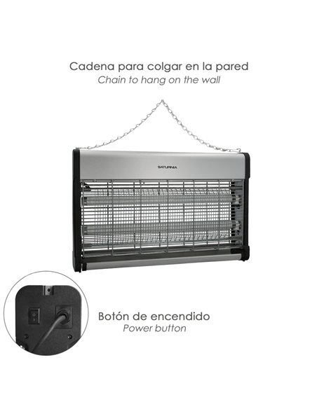 Exterminador De Insectos 30 W.
