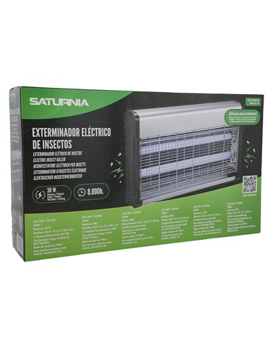 Exterminador De Insectos 30 W.