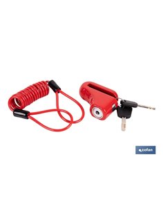 CANDADO DE FRENO DE DISCO BULÓN Ø5,5 MM CON CABLE