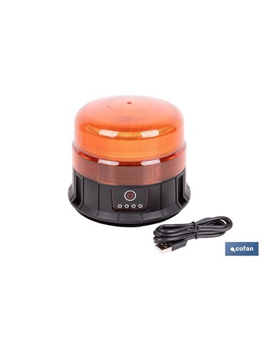LUZ GIRATORIA 39 LED SMD IMÁN RECARGABLE