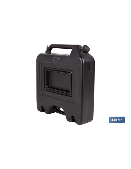 RECOGEDOR DE ACEITE USADO CON TAPA Y FILTRO 14 L