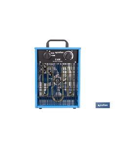 CALEFACTOR INDUSTRIAL DE 400 V TRIFÁSICO 30/2500/5000 W 2