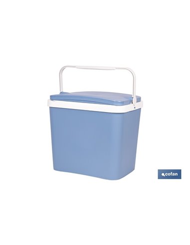 NEVERA RÍGIDA 24 L AZUL CLARO
