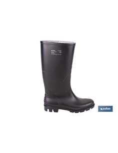 BOTA ALTA DE AGUA PVC NEGRA OB FO SR TALLA 46 2
