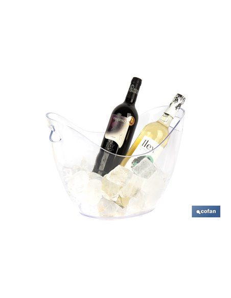 CUBITERA TRANSPARENTE POLIESTIRENO 8 L
