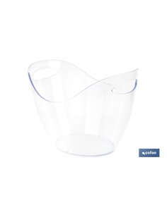 CUBITERA TRANSPARENTE POLIESTIRENO 8 L 2