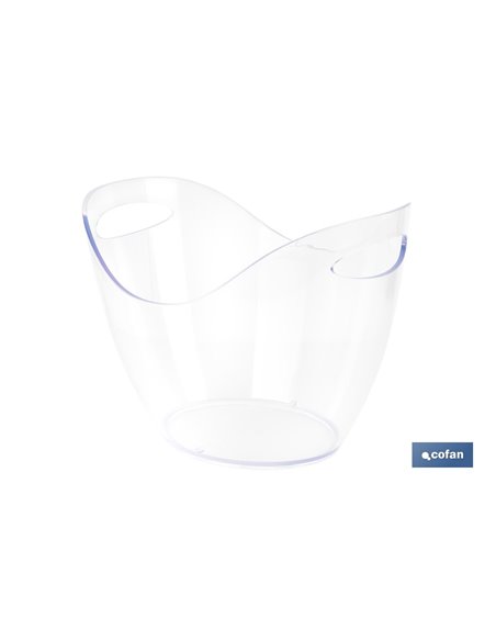CUBITERA TRANSPARENTE POLIESTIRENO 8 L