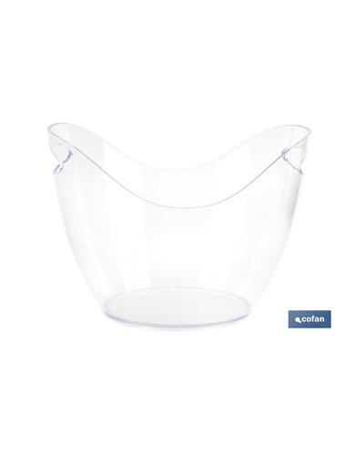 CUBITERA TRANSPARENTE POLIESTIRENO 8 L
