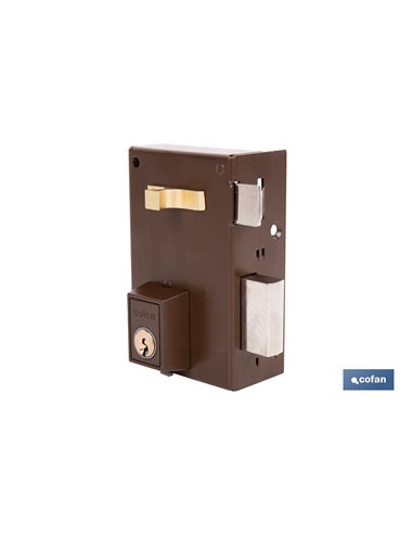 CERRADURA DE SOBREPONER DERECHA 70 MM ADAPTABLE AL MODELO 56A