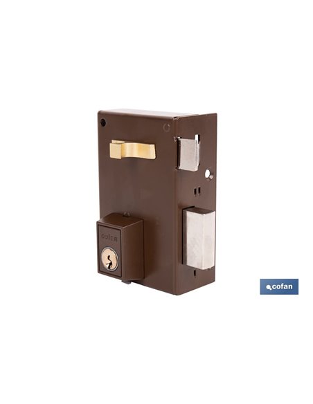 CERRADURA DE SOBREPONER DERECHA 70 MM ADAPTABLE AL MODELO 56A
