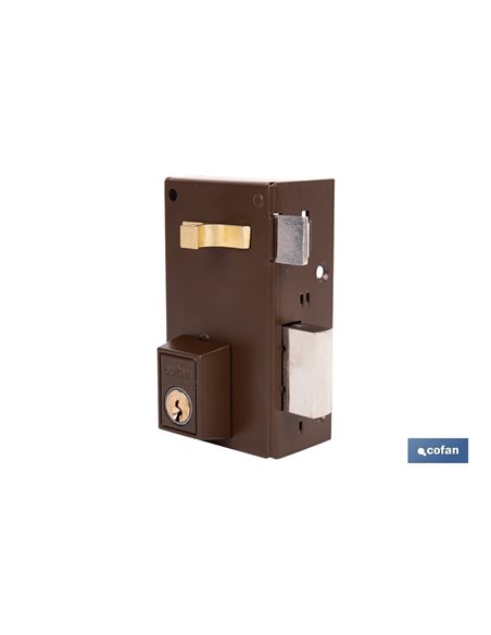 CERRADURA DE SOBREPONER DERECHA 60 MM ADAPTABLE AL MODELO 56A