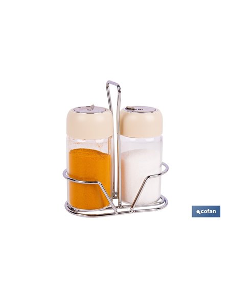 SET DE SAL Y PIMIENTA GAMA LAUREL COLOR BEIGE