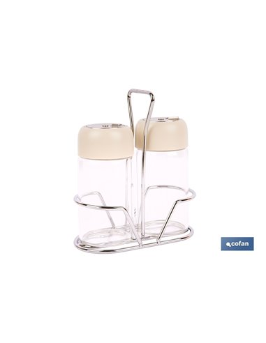 SET DE SAL Y PIMIENTA GAMA LAUREL COLOR BEIGE