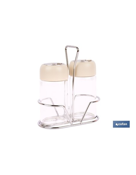 SET DE SAL Y PIMIENTA GAMA LAUREL COLOR BEIGE