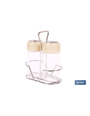 SET DE SAL Y PIMIENTA GAMA LAUREL COLOR BEIGE