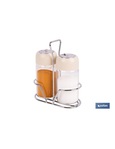SET DE SAL Y PIMIENTA GAMA LAUREL COLOR BEIGE