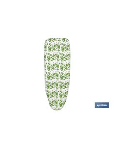FUNDA ACOLCHADA PARA TABLA DE PLANCHAR 140 X 60 CM VERDE