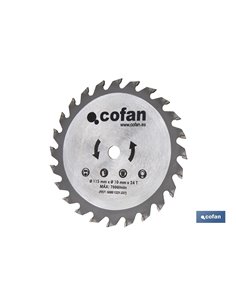 DISCO CORTE 115x10mm 24T MINISIERRA CIRCULAR 2