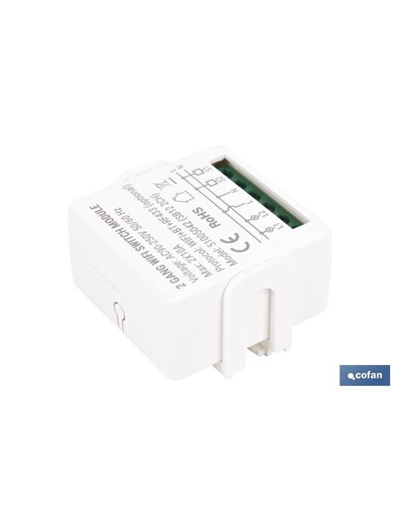 RELE DE 2 INTERRUPTORES WIFI