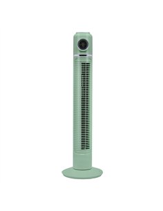 Ventilador Torre Artico Verde 45w 3velocidades C/remoto Y Temporizador Display Fijo Y Rotatorio 82x22x22cm