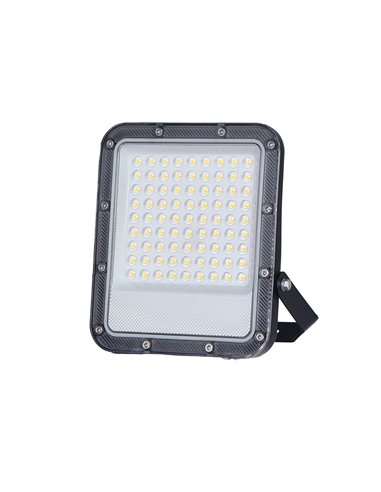 Proyector Impulso 50w 6500k Negro 7500lm Ip65 18,5x17x3 Cm