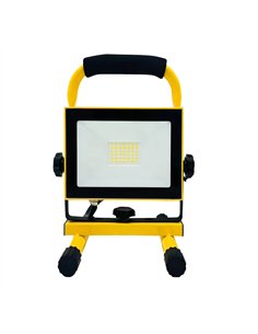 Proyector Portatil Coyote 30w 6500k Negr/amarillo  2400lm Ip65 22,5x15x16cm