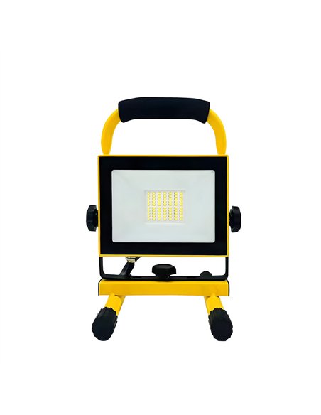 Proyector Portatil Coyote 50w 6500k Negr/amarillo  4000lm Ip65