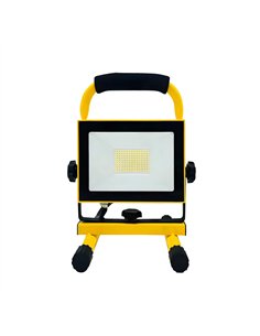 Proyector Portatil Coyote 100w 6500k Negr/amarill  8000lm Ip65 28,5x23,5x16cm