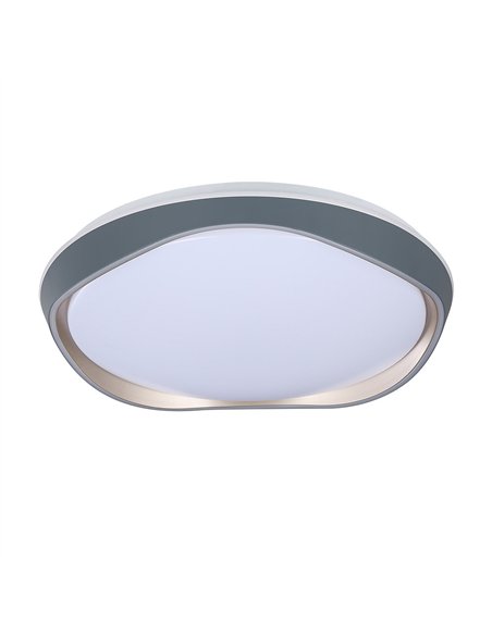 Plafon Kamuk 72w 3000-4000-6000k Gris 40d Reg.inte 6480lm C/remoto