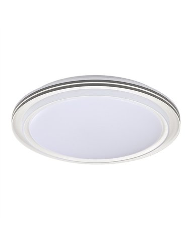 Plafon Yunke 72w 3000-4000-6000k Blanco/Gris 40d Reg.inte 6480lm C/remoto