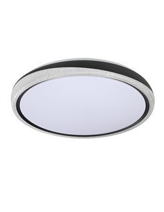 Plafon Charro 72w 3000-4000-6000k Negro 40d Reg.intensidad 6480lm C/remoto