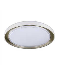 Plafon Tengri 72w 3000-4000-6000k Blanco/Plata 40d Reg.in 6480lm C/remoto