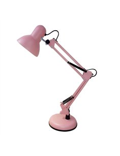 Flexo Articulado Viar 1xe27 Rosa 55x12,5x14cm