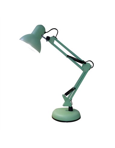 Flexo Articulado Viar 1xe27 Verde 55x12,5x14cm