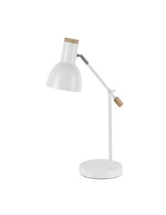 Flexo Tejo 1xe27 Blanco/haya Orientable 50x15x16,5cm