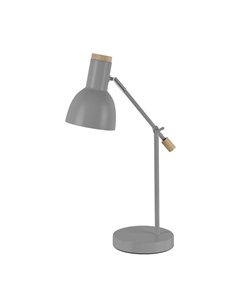 Flexo Tejo 1xe27 Gris/haya Orientable 50x15x16,5cm