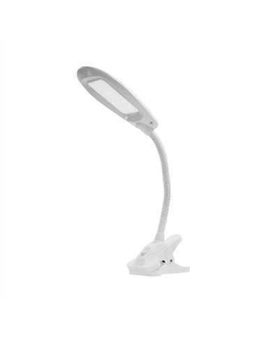 Flexo Sajas 5w 6000k Blanco C/pinza Orientab.400lm 46x11,5x20cm