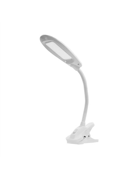 Flexo Sajas 5w 6000k Blanco C/pinza Orientab.400lm 46x11,5x20cm