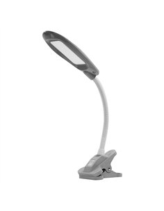 Flexo Sajas 5w 6000k Gris C/pinza Orientab.400lm 46x11,5x20cm