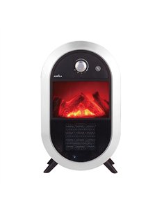 Termoventilador Ptc Ceramico Sauce 1800w Negro/plata 2pot 3fun. Protecc.seguridad 42x23,5x13cm 2